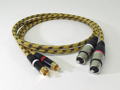 2x1 metre xlr rca - xlr,