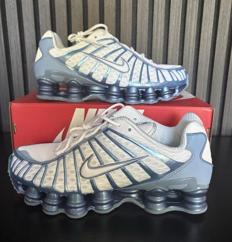 Nike shox white - tl, white/blue