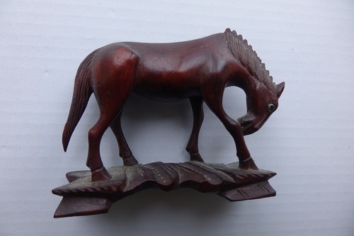Vintage hand carved wooden - hand,