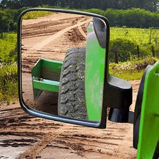 Pair 220lb Rated Magnet Tractor Side Mirror LH & RH Fit For Kubota John Deere