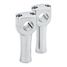 Pair Of Chrome 4" Aluminium
