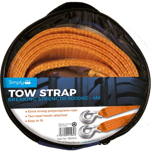 Simply 5000kg tow belt - belt, 4m