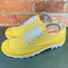 Palladium Blanc Oxford Shoes Men’s UK 8 Yellow Canvas Ankle Pampa Trainers