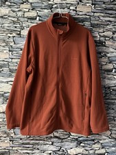 Rohan Jacket Mens Large Radiant Merino Wool Layer Full Zip Hiking Walking Red