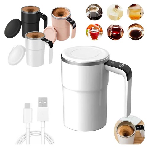 Self stirring mug rechargeable - mug,