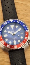 Eyecatching Modded Seiko  7s26 auto divers watch Stainless Steel Willard Case