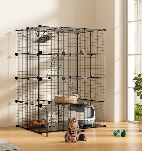Tier large cat cage - large, metal