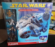 STAR WARS - MILLENIUM FALCON ADVENTURE - PLAYSKOOL PLAY SET, IN BOX, 2002