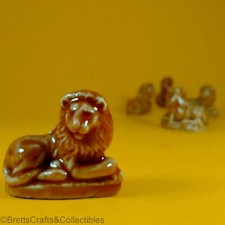 Wade Whimsies (2002/07 Set #5) USA Red Rose Tea - Noah's Ark - Lion