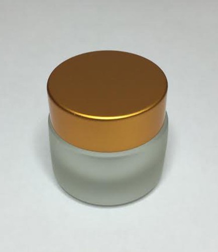 30ml glass jar frosted - 30ml, jar,