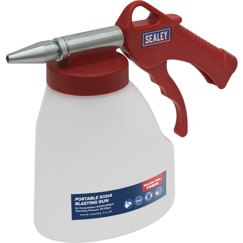 Portable soda blasting gun - gun,