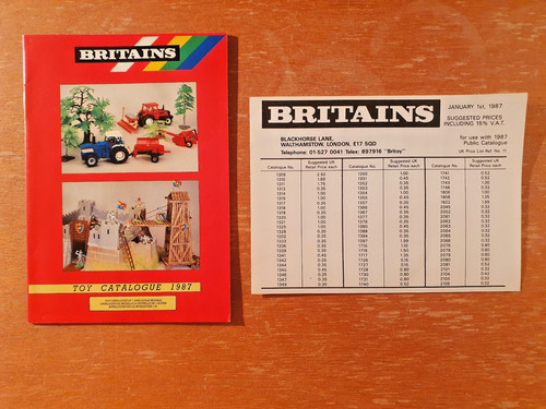 Britains 1987 catalogue - catalogue, &