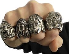 KISS “Peter Criss” Stainless Steel Ring (Action Figure Poster Ace Gene Paul)