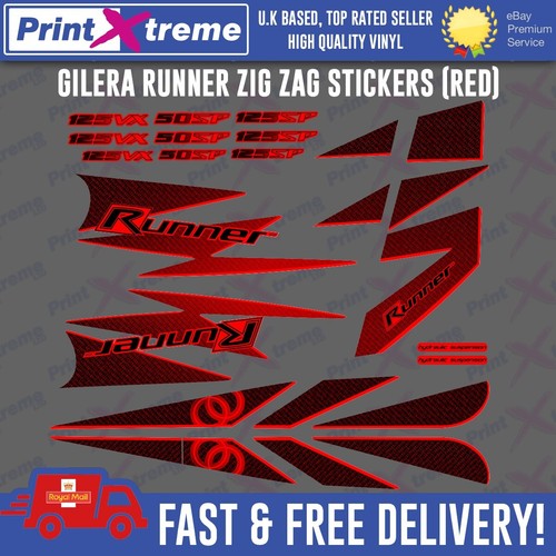Gilera runner zig zag - zag, stickers