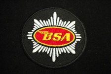 Classic BSA Motorcycle Tank Badge - Iron/Sew on Patch - no965