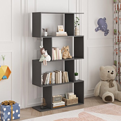 Wood bookcase bookshelf - bookcase, s