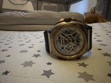 Ingersoll The Motion Men's Automatic Watch 48mm Skeleton Dial Horween Leather