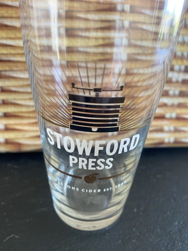 Stowford press cider - press, glass