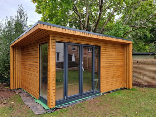 Insulated garden office diy - garden,