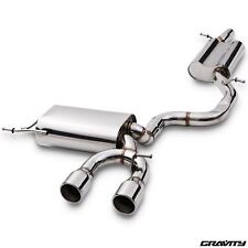 STAINLESS EXHAUST CAT BACK SYSTEM VW VOLKSWAGEN GOLF MK5 R32 3.2 VR6 24V 4MOTION