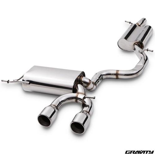 Stainless exhaust cat back - stainless,