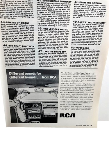 1976 rca car radio - radio, cb