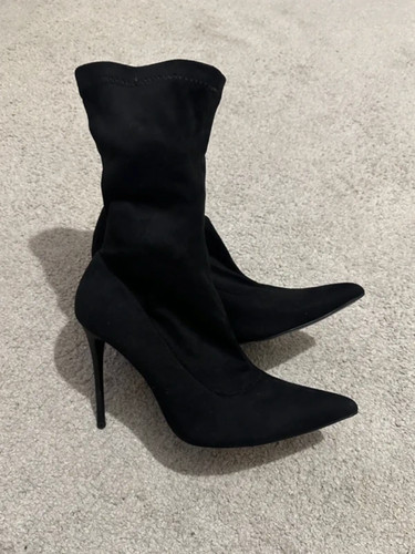 Boohoo women black pointy - boohoo,