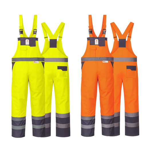 Vis bib and brace overalls - and,