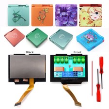 Gameboy Advance SP V5 Laminated IPS LCD Screen Retro Pixel Kits With UV Shells