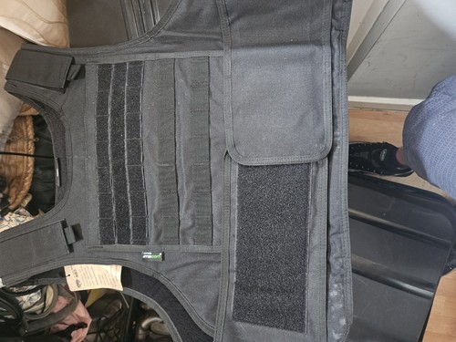 Black stab ballistic vest - , stab/ballistic