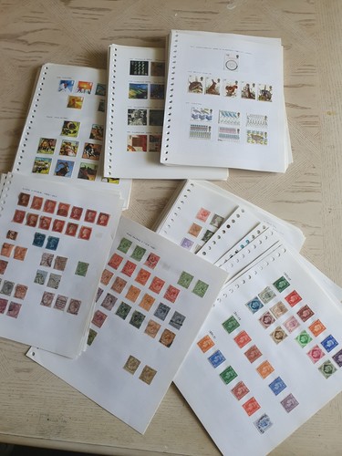 Stamps qeii large lot - large, on