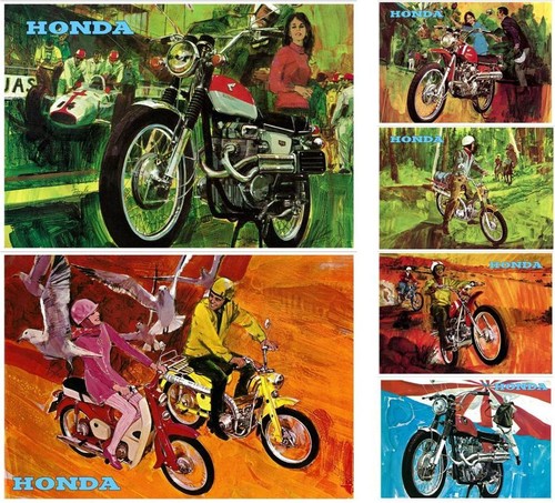Honda posters cl450 cl350 - posters,