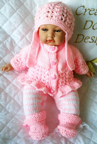 Baby doll clothes knitting - ,