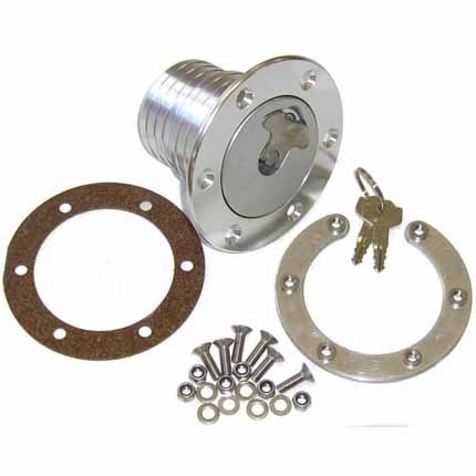 Locking aluminium fuel filler - aluminium,