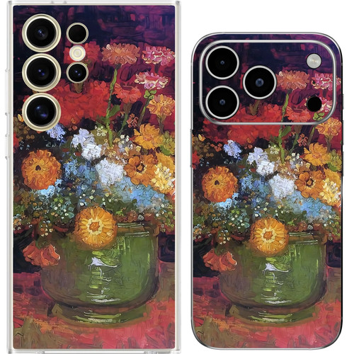 Vase with zinnias vincent - vase, van