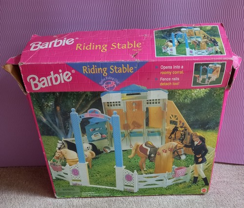 Vintage 1998 barbie - vintage, riding