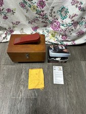 Vintage Wooden Shoe Shine Box