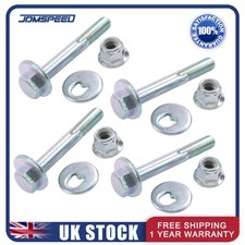 4x Rear Suspension Camber Bolt Kit - L/R Fits Ford Focus Galaxy Mondeo S-Max