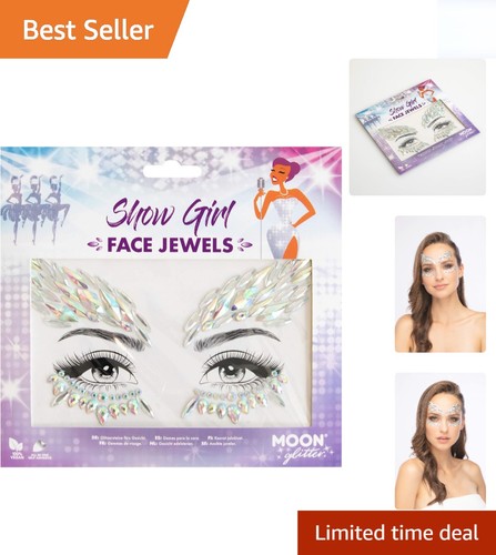 Multicolored show girl face - multicolored,