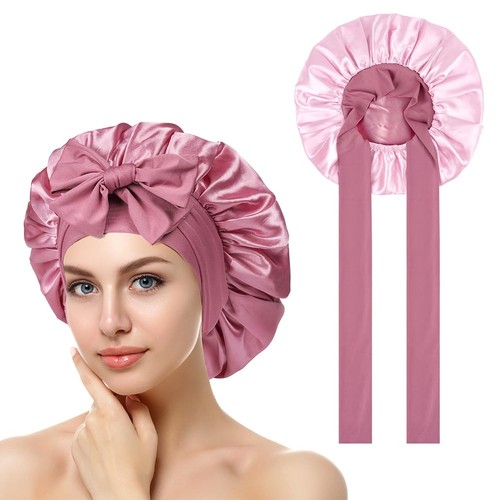 Acwoo satin bonnet - satin,
