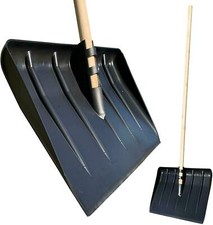 120cm Snow Shovel Head Handle Plastic Scoop Mucking Pusher Garden Lightweight
