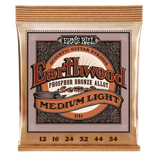 Ernie Ball Earthwood Phosphor Bronze Acoustic Guitar Strings (12-54)
