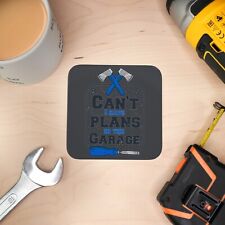 Wooden Coaster, Garage Plans Coaster, Hard Mug Rug, Placemat Table Coaster