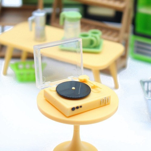 Record player turntable - record, 1:16th