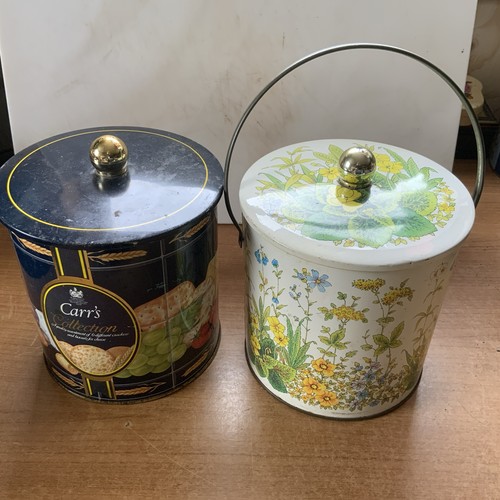 Vintage barat ware tins - vintage,