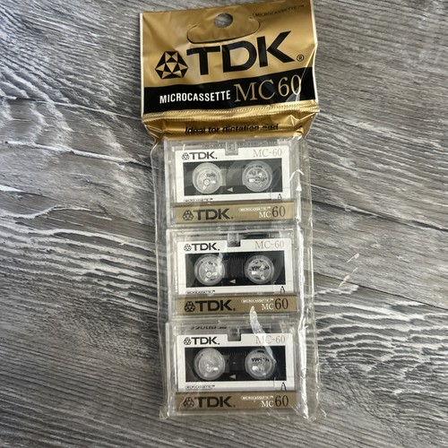 Tdk pack microcassette 60 - 3,