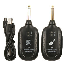 A8 Wireless Guitar System Guitar Transmitter Receiver Set for Electric Guitar
