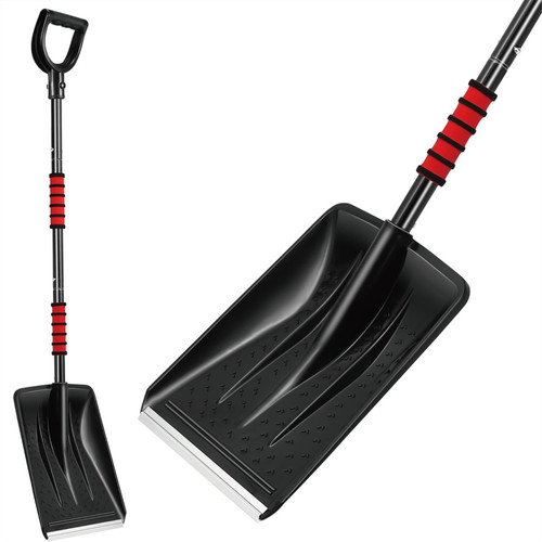 Heavy duty snow shovel with - snow,