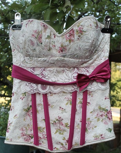 Y2k vintage coquette corset - vintage,