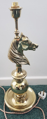Vintage heavy brass horse head - vintage,